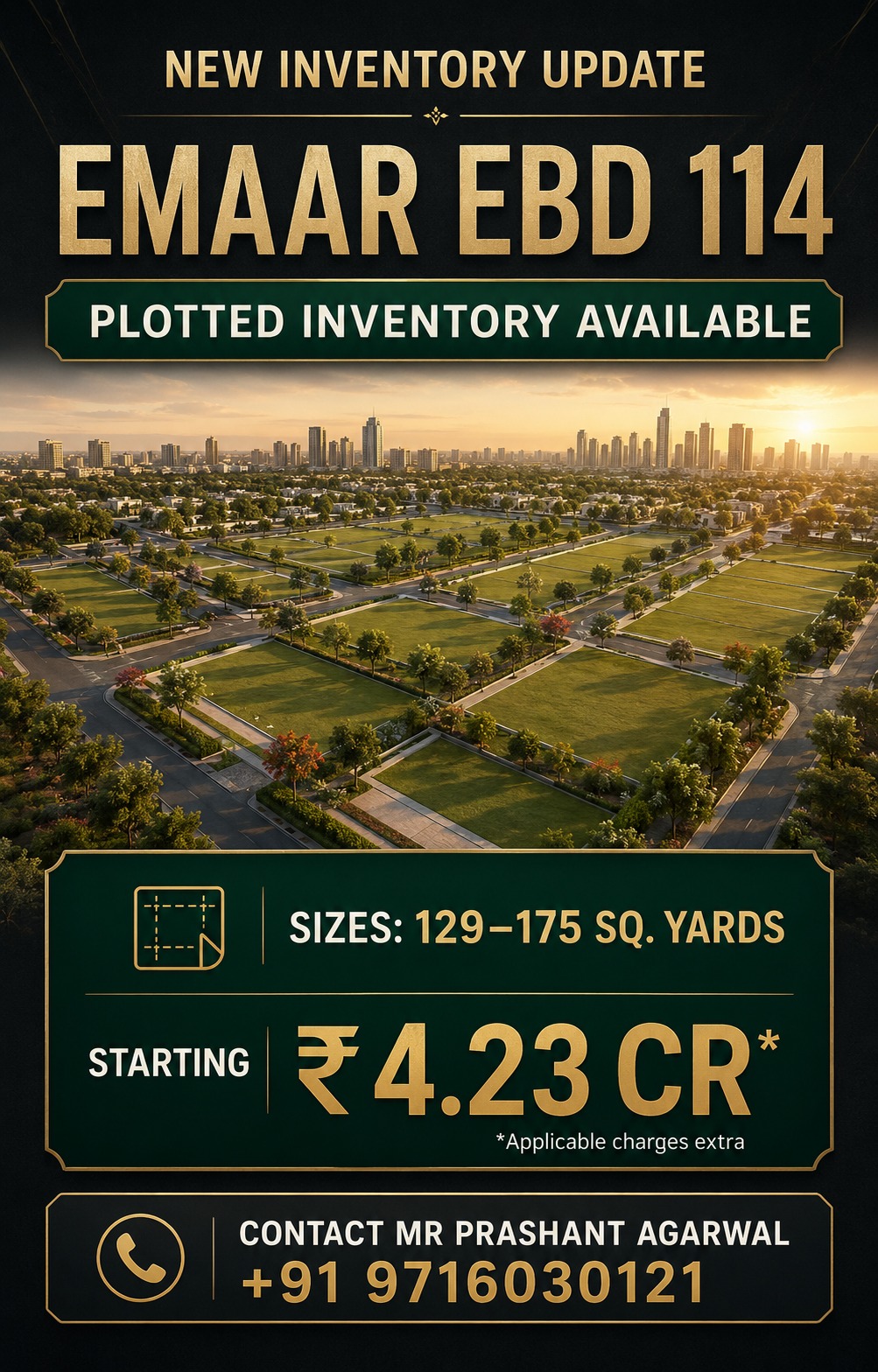 Secure Your Plot at Emaar EBD 114 Now || Explore New Inventory at Emaar EBD 114 || Invest in Emaar EBD 114 Plots Today Update