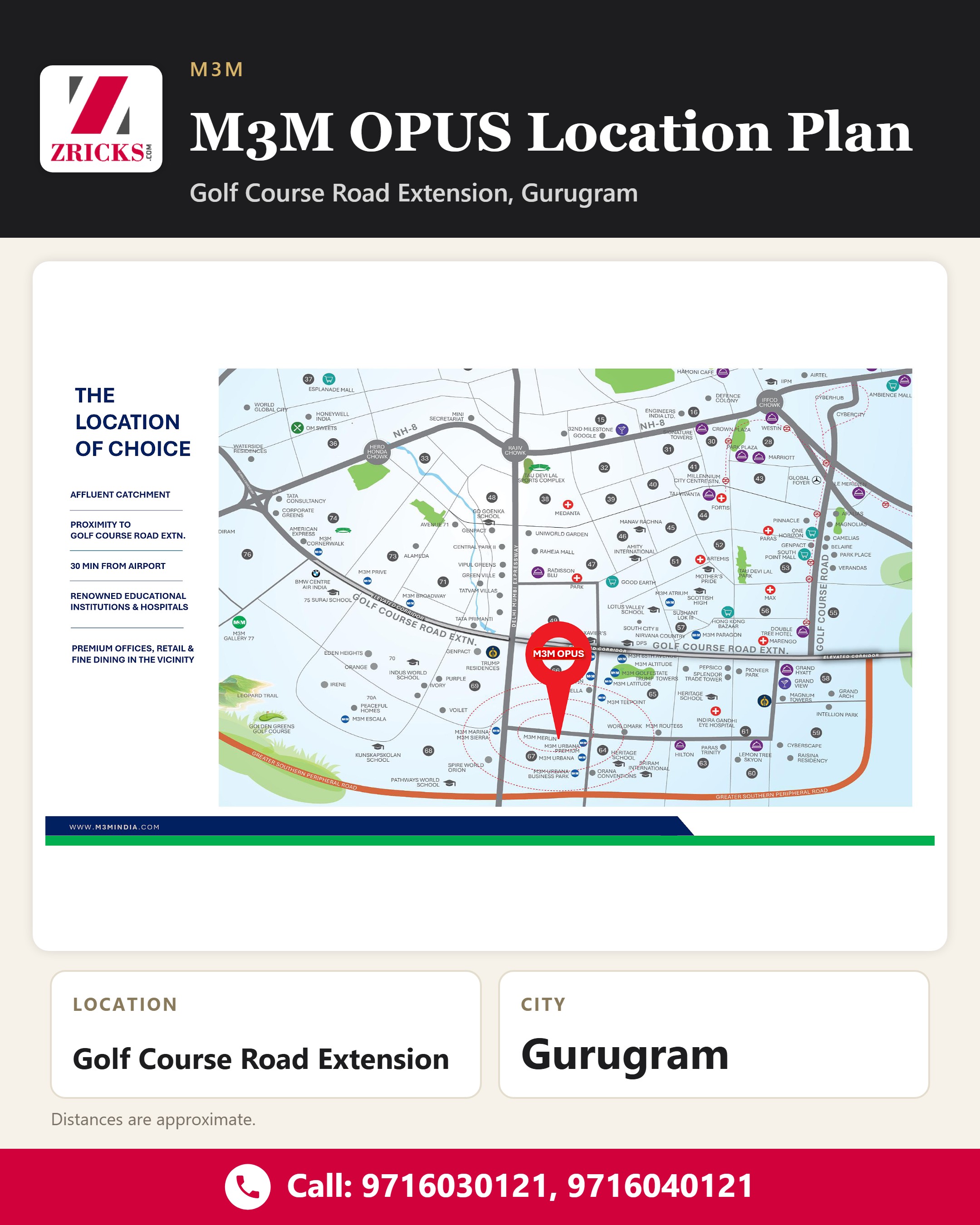 M3M OPUS: Connected to Golf Course Road Extension Update