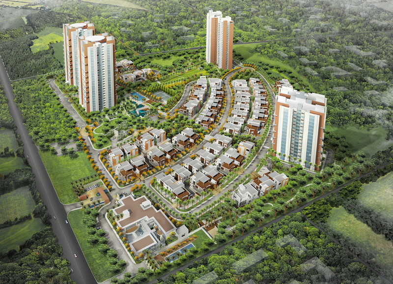 Prestige White Meadows offers exclusive ultra luxury villas in Whitefield with scenic background Update