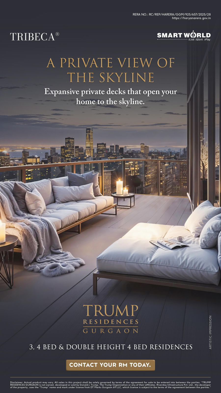 Discover Trump Residences Gurgaon || Experience Luxury Living in Gurgaon || Explore Expansive Private Decks Update