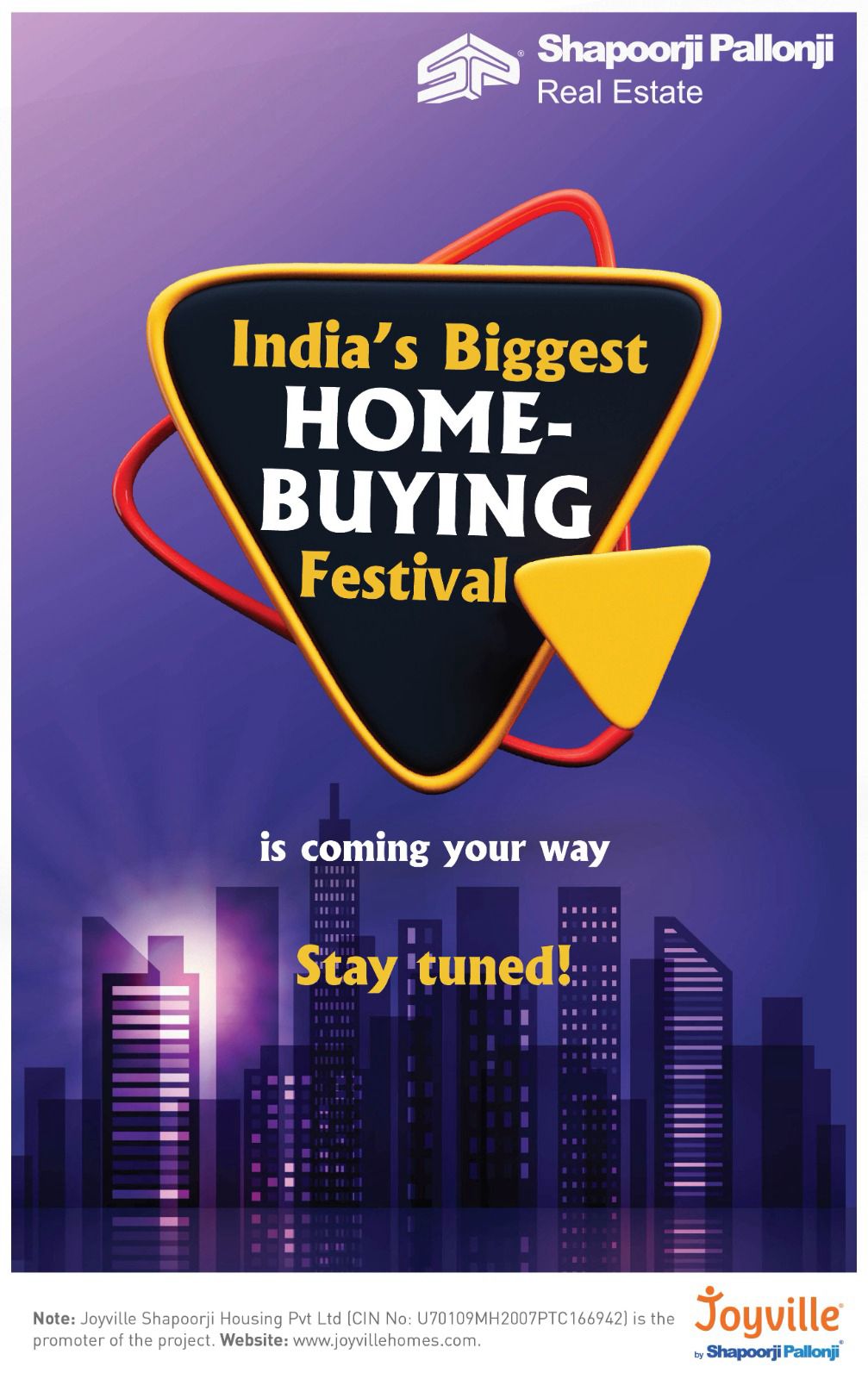 Join India's Biggest Home-Buying Festival with Shapoorji Pallonji! Update