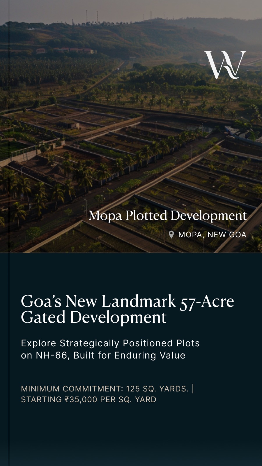 Discover Mopa's Premier 57-Acre Gated Development, Starting ₹35,000/Sq. Yard Update