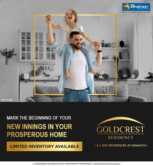 New innings in your prosperous home limited inventory available at Bhairaav Goldcrest Residency in Navi Mumbai Update