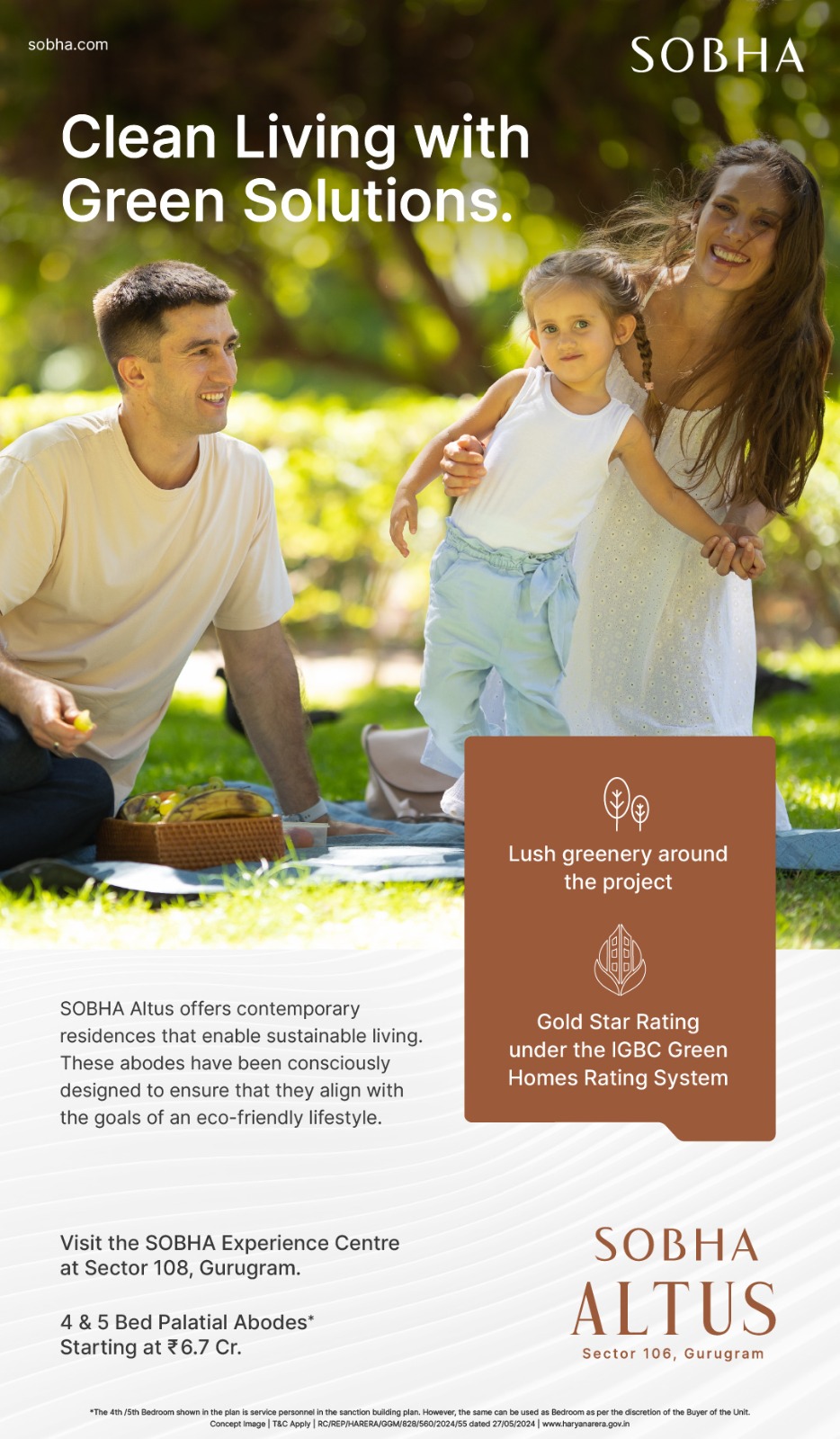 Discover SOBHA Altus in Sector 106, Gurugram - Luxury Begins at ₹6.7 Cr Update