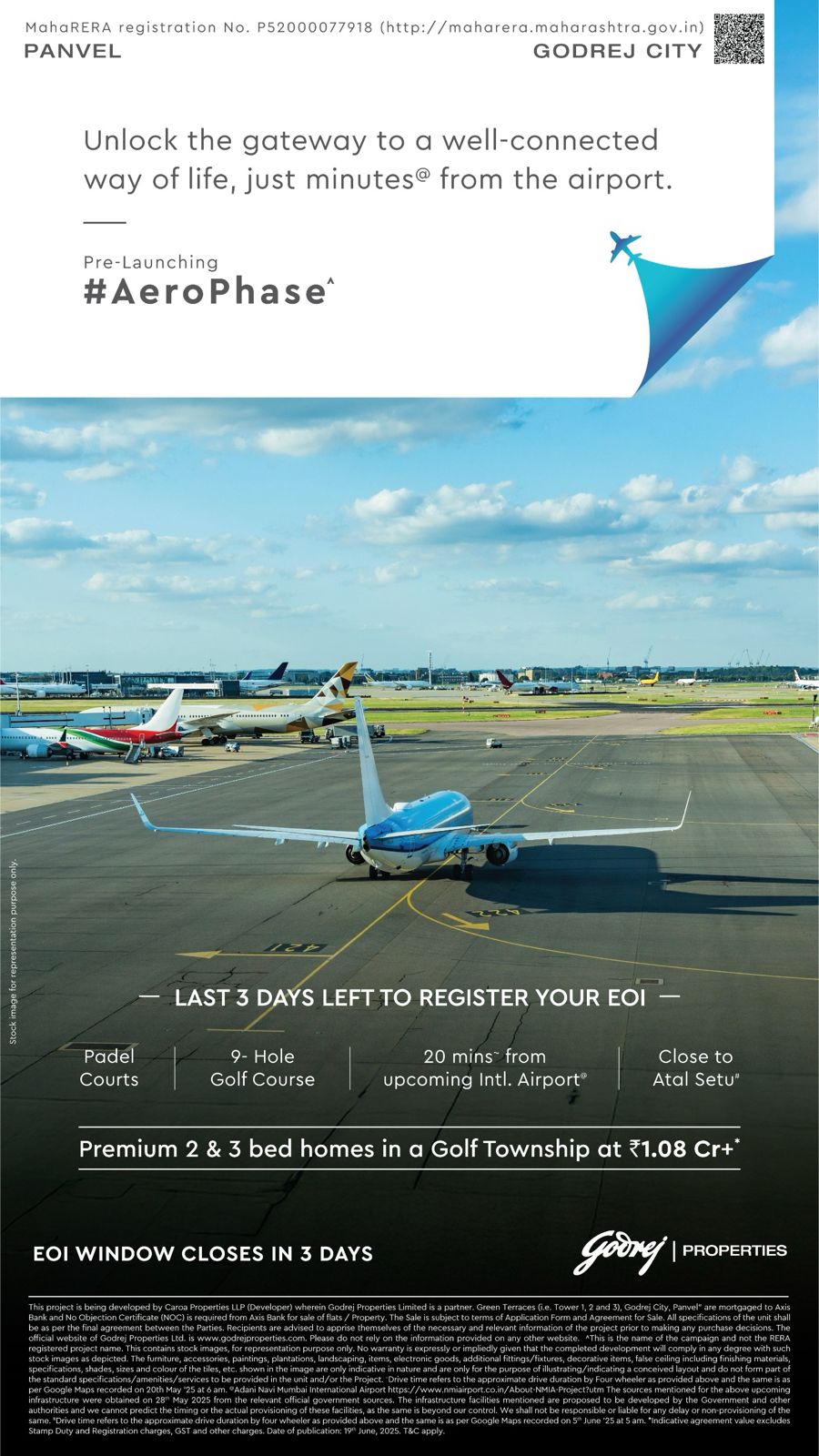 Pre-Launch Offer - Godrej City AeroPhase, Panvel - Premium Homes from ₹1.08 Cr Update