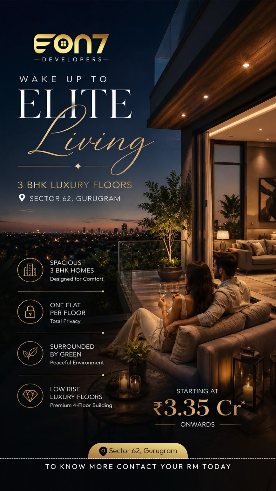 Discover Elite Living in Sector 62 Gurugram || Experience Spacious 3 BHK Luxury || Own Your Dream Floor at ₹3.35 Cr Update