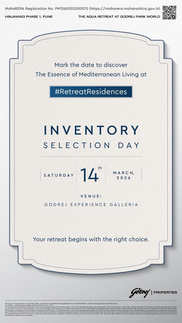 Discover Mediterranean Living: Retreat Residences Selection Day on 14th March! Update