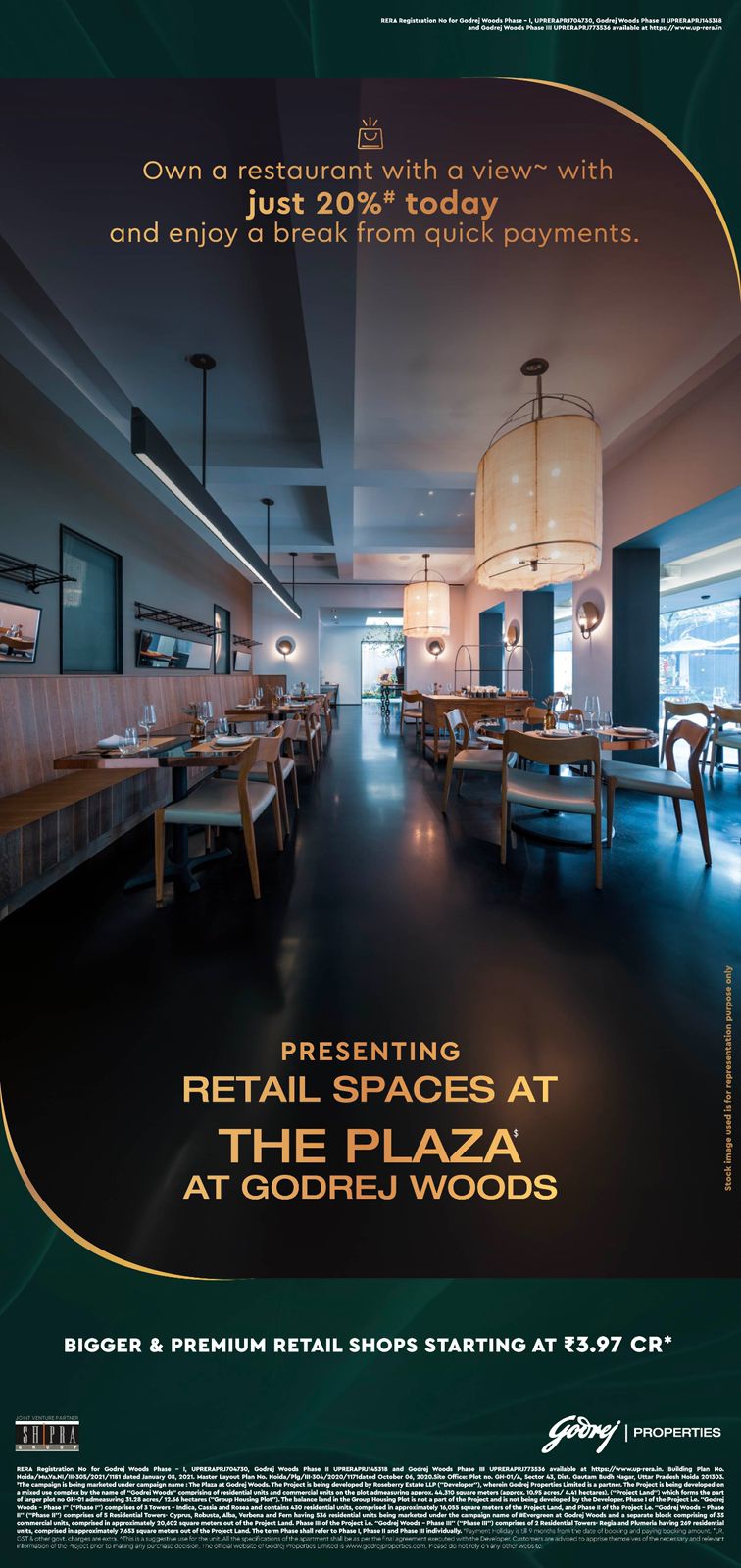 Retail Spaces at The Plaza, Godrej Woods, Noida Starting at ₹3.97 Cr Update
