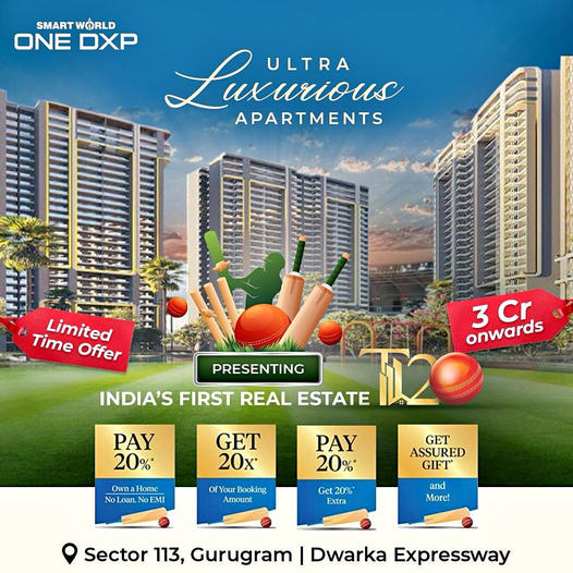 Smart World's Opulent Living: One DXP Ultra Luxurious Apartments Launch in Sector 113, Gurugram Update