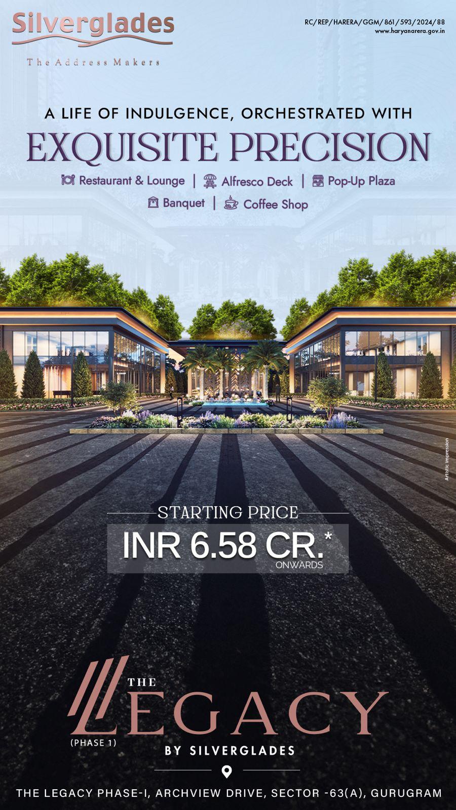 Discover The Legacy by Silverglades, Gurugram, Starting at INR 6.58 Cr Update