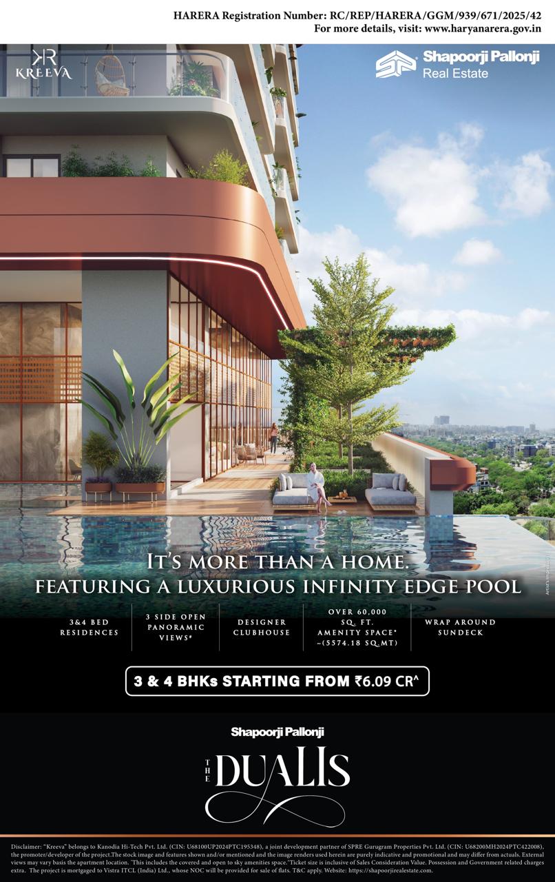 Luxurious Living Awaits at The Dualis by Shapoorji Pallonji, Gurugram, Starting From ₹6.09 Cr Update