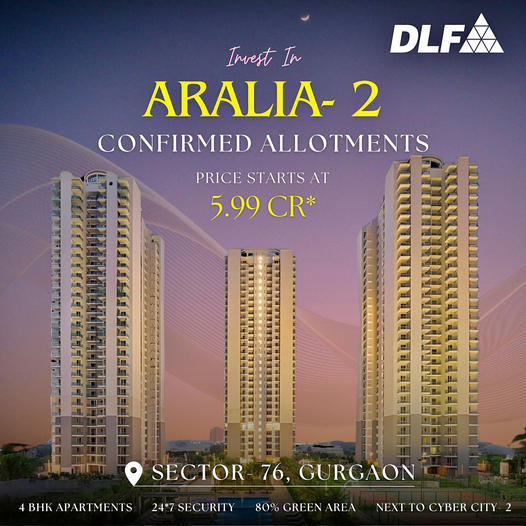 DLF Aralia-2: Exclusive Luxury Meets Green Living in Sector 76, Gurugram Update