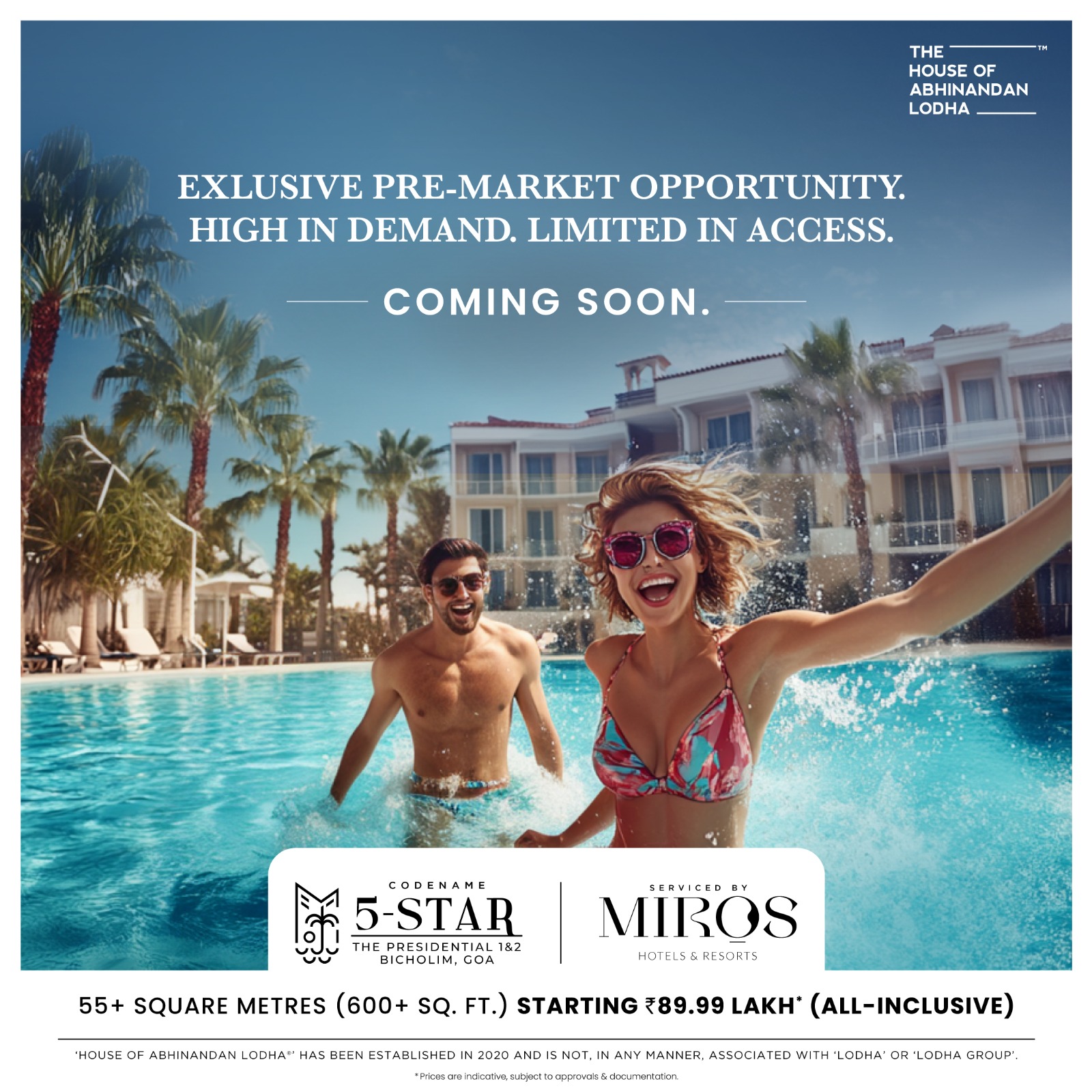 Discover Codename 5-Star in Goa, Starting at ₹89.99 Lakh by The House of Abhinandan Lodha Update