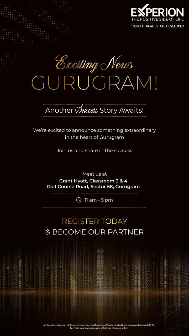 Join Us for an Extraordinary Event in Gurugram with Experion Update