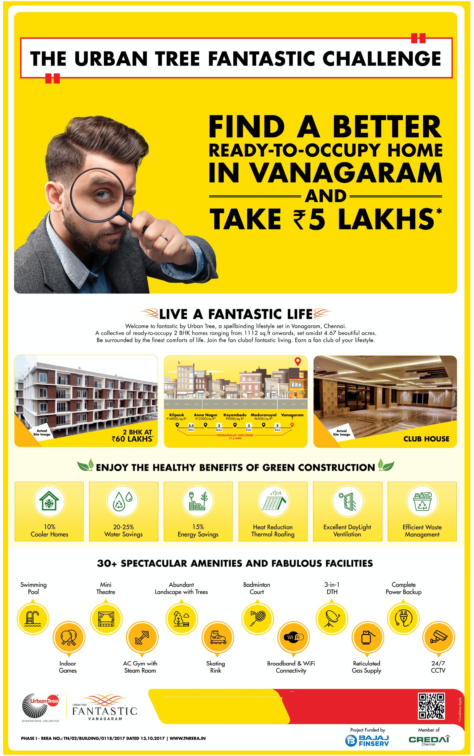 Urban Tree Fantastic Ready-to-occupy home and take Rs 5 Lac in Vanagaram, Chennai Update