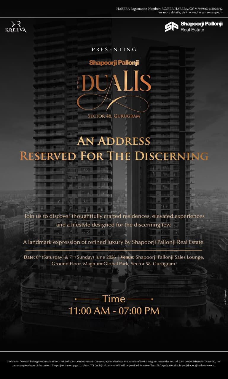 Discover The Dualis by Shapoorji Pallonji || Join Us for a Luxury Showcase in Gurgaon || Unveil Elevated Living at The Dualis Update