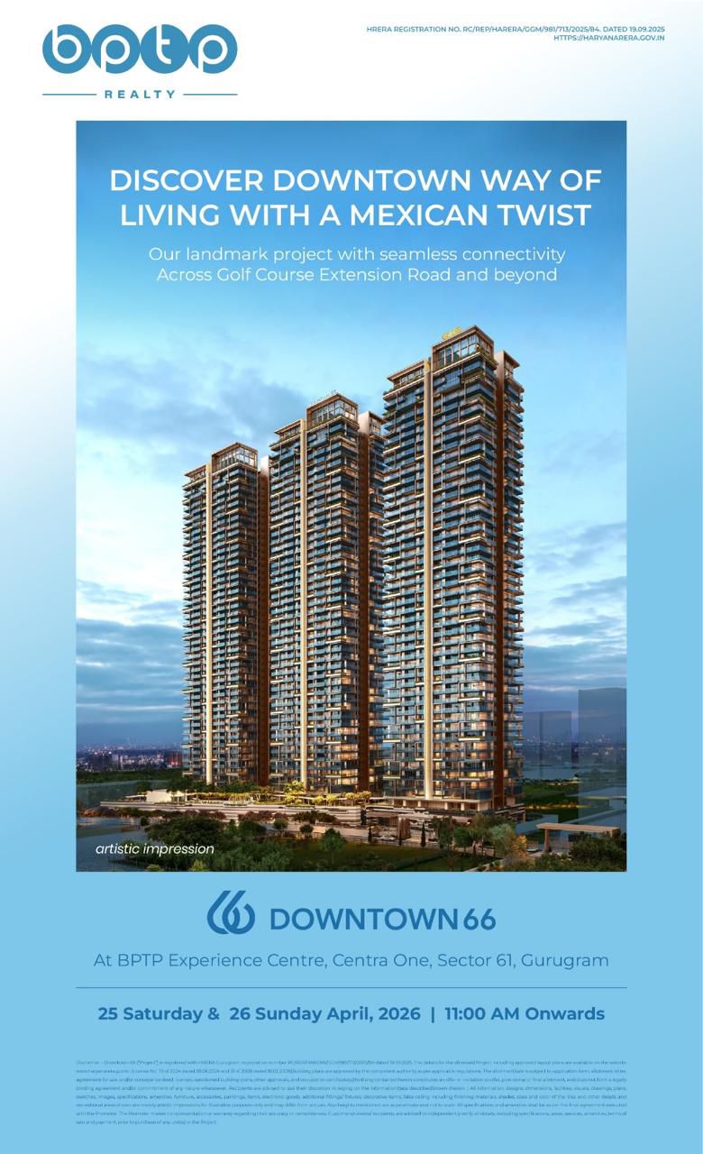 Join Us at the Downtown 66 Event || Explore Downtown 66 at BPTP Experience Centre || Discover Downtown 66 - Visit Us in April Update