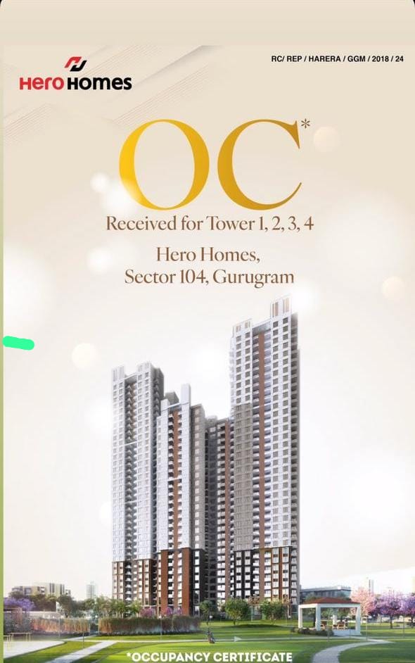 Hero Homes Sector 104 Gurugram, Towers 1-4 Now Open! Update