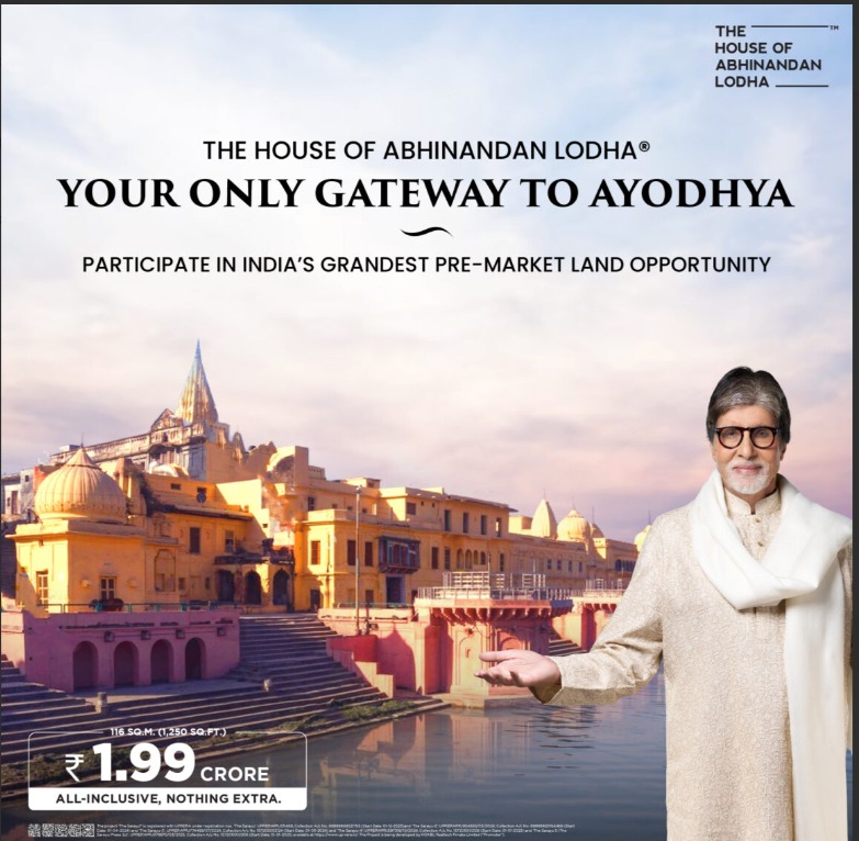 Discover The House of Abhinandan Lodha: Ayodhya's Prime Land at ₹1.99 Crore Update