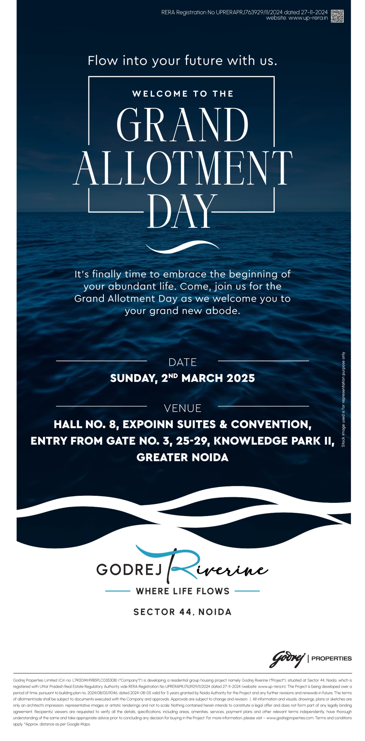 Join Us for Godrej Riverine Grand Allotment Day, March 2, Greater Noida Update