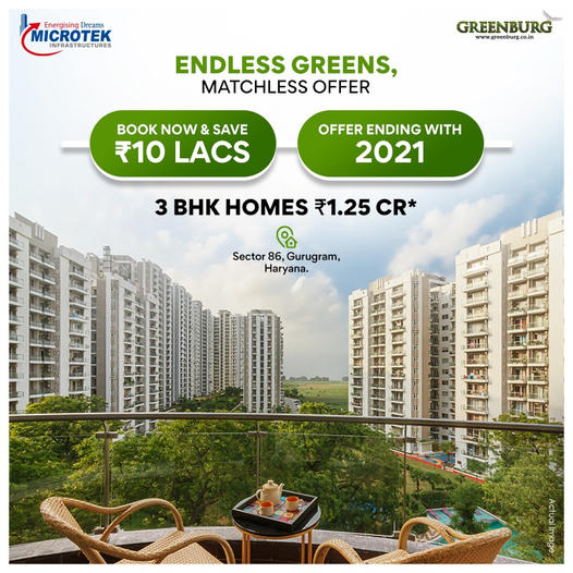 Book now & save Rs 10 Lac at Microtek Greenburg, Gurgaon Update