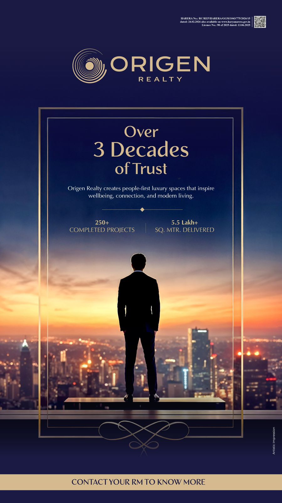 Trust Proven Over 3 Decades with Origen Realty || Discover 250+ Completed Projects by Origen Realty || Experience 5.5 Lakh+ Sq. Mtr. Delivered by Origen Realty Update