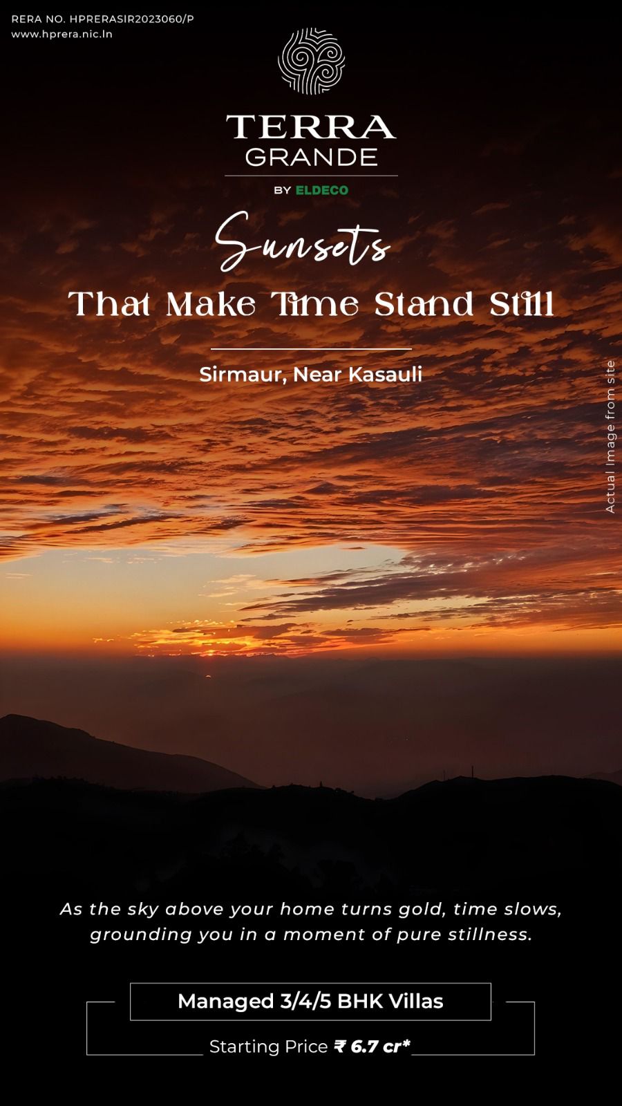 Experience Tranquil Luxury at Terra Grande by Eldeco Starting at ₹6.7 Cr in Sirmaur, Near Kasauli Update