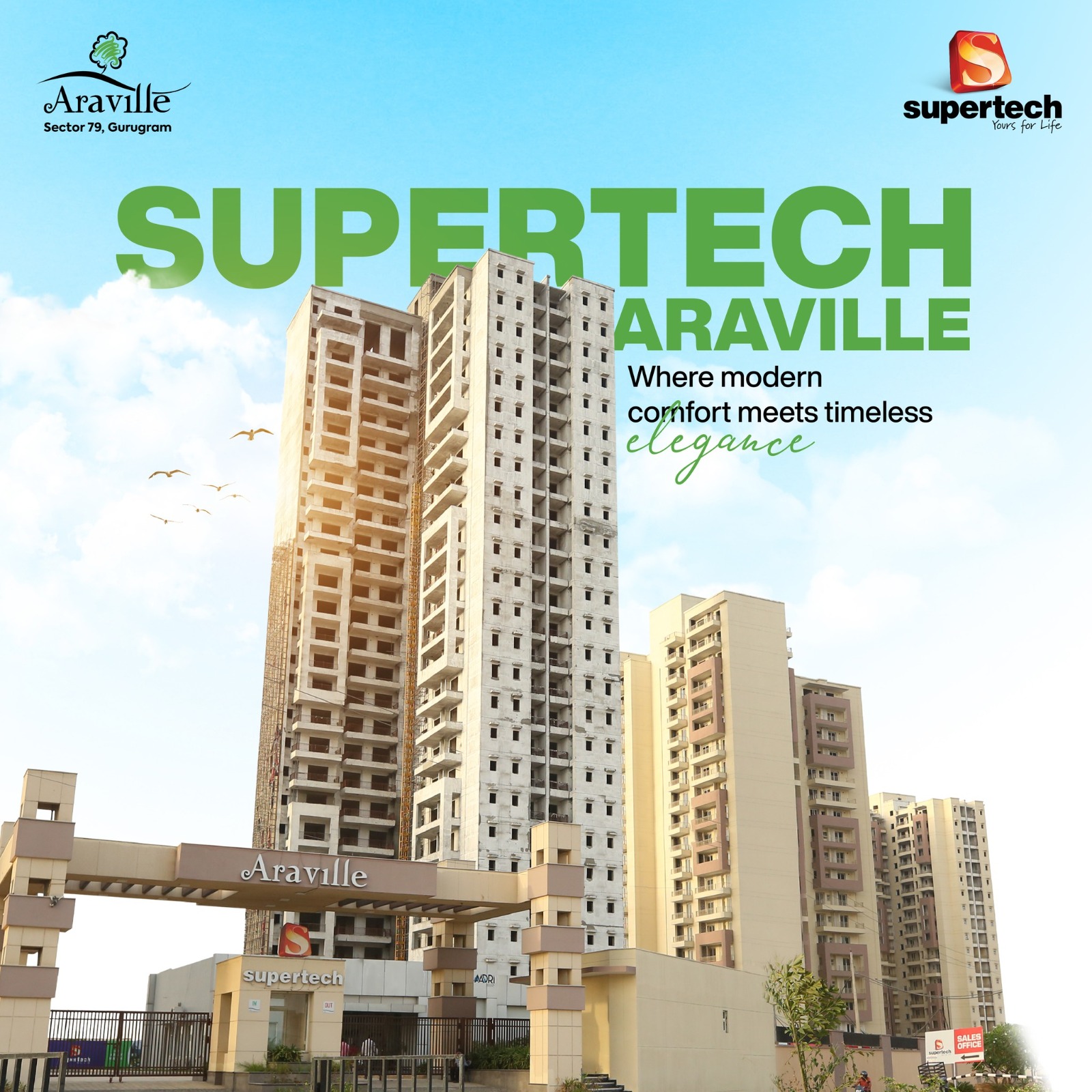 Supertech Araville: Modern Comfort Blends with Timeless Elegance in Sector 79, Gurgaon Update