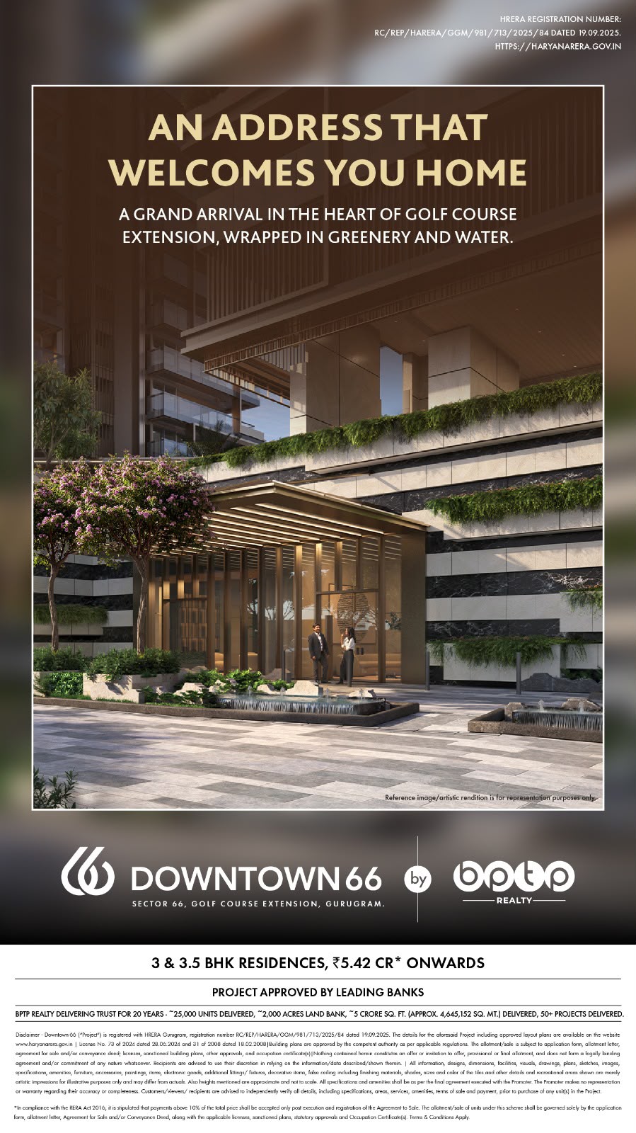 Discover Downtown 66 by BPTP in Gurugram || Experience Luxury at Downtown 66 || Grand Arrival at Downtown 66 by BPTP photo 1