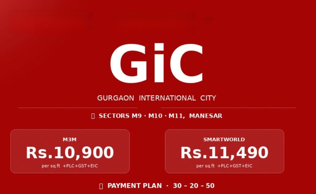 Explore New Pricing at GiC Gurgaon || Secure Your Spot in Gurgaon International City || Discover Special Payment Plans at GiC Update