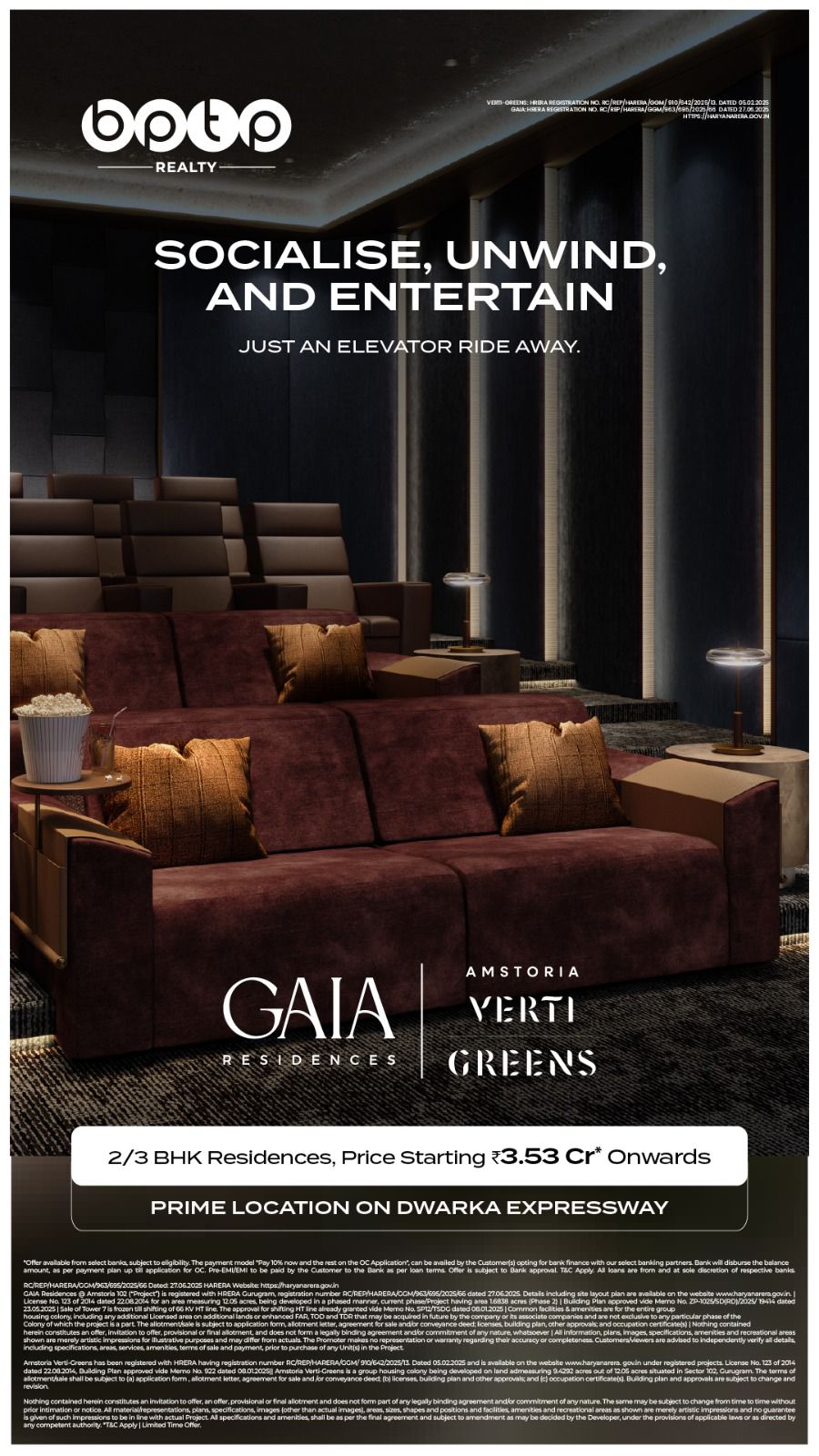 Discover Luxury Living at Gaia Residences || Experience Amstoria Vert Greens || Prime Homes Starting ₹3.53 Cr Onwards Update
