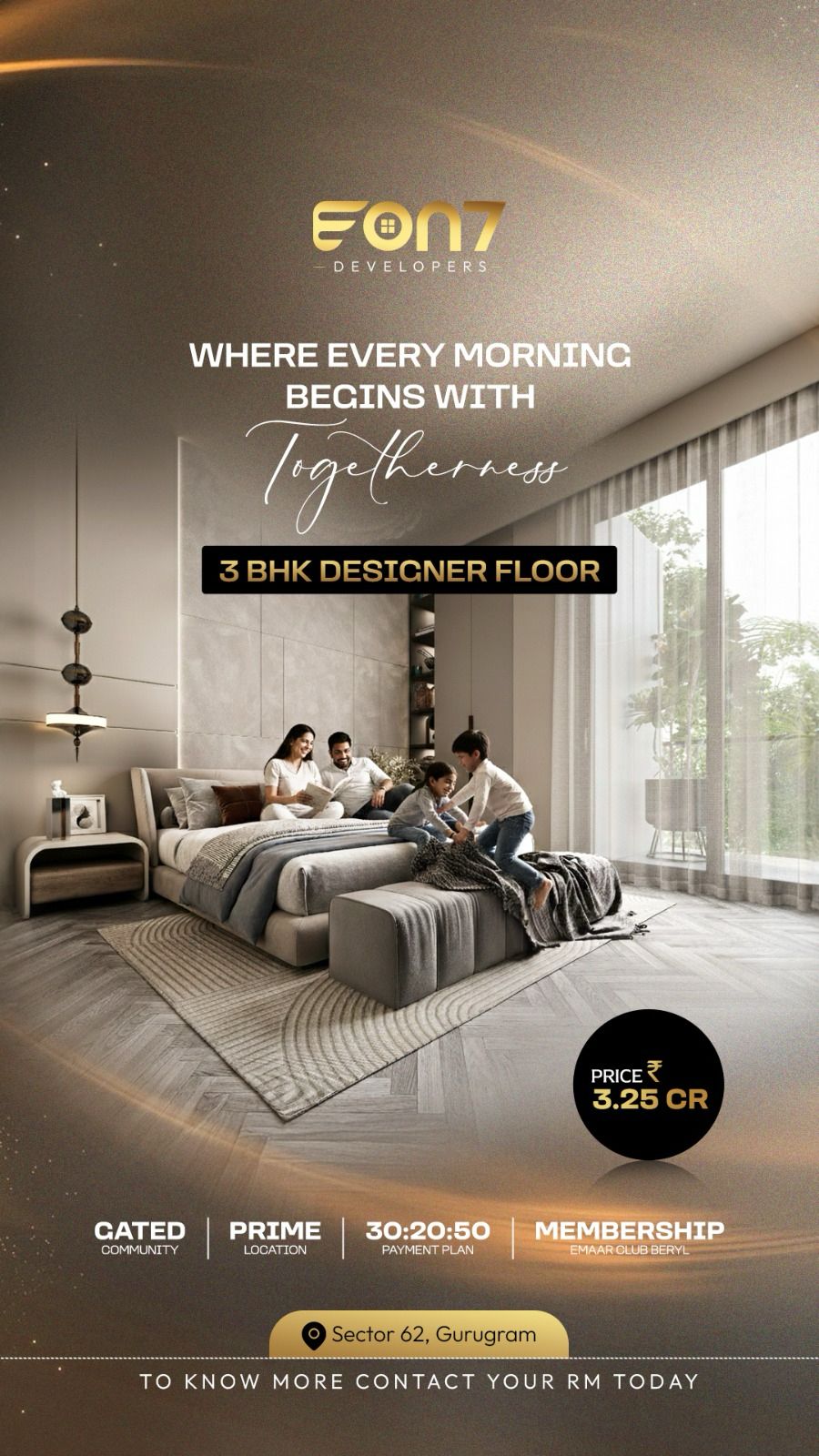 Discover Your Dream 3 BHK in Sector 62 || Luxury Living at Eon7 Developers || Secure Your 3BHK Today in Gurugram Update