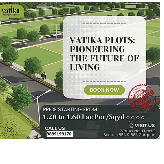 Vatika Plots: Crafting the Landscape of Tomorrow in Sectors 88A & 88B, Gurgaon Update