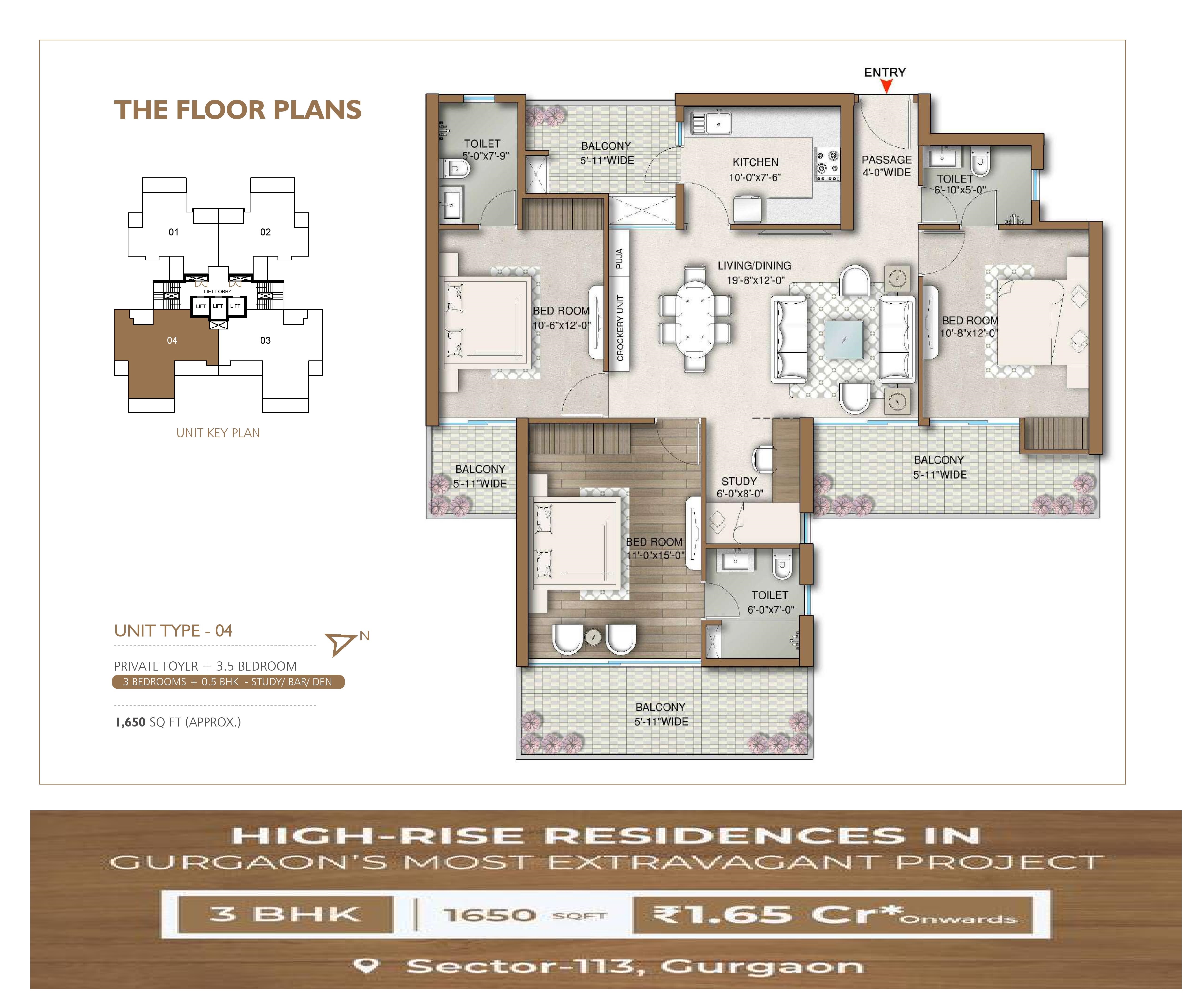 M3M new launch 3 BHK premium homes  starting Rs 1.65 Cr in Sector 113, Gurgaon Update