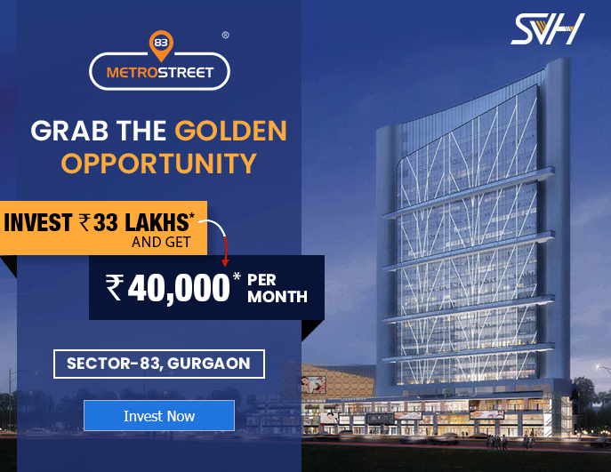 Presenting 25:25:25:25 payment plan at SVH 83 Metro Street, Gurgaon Update