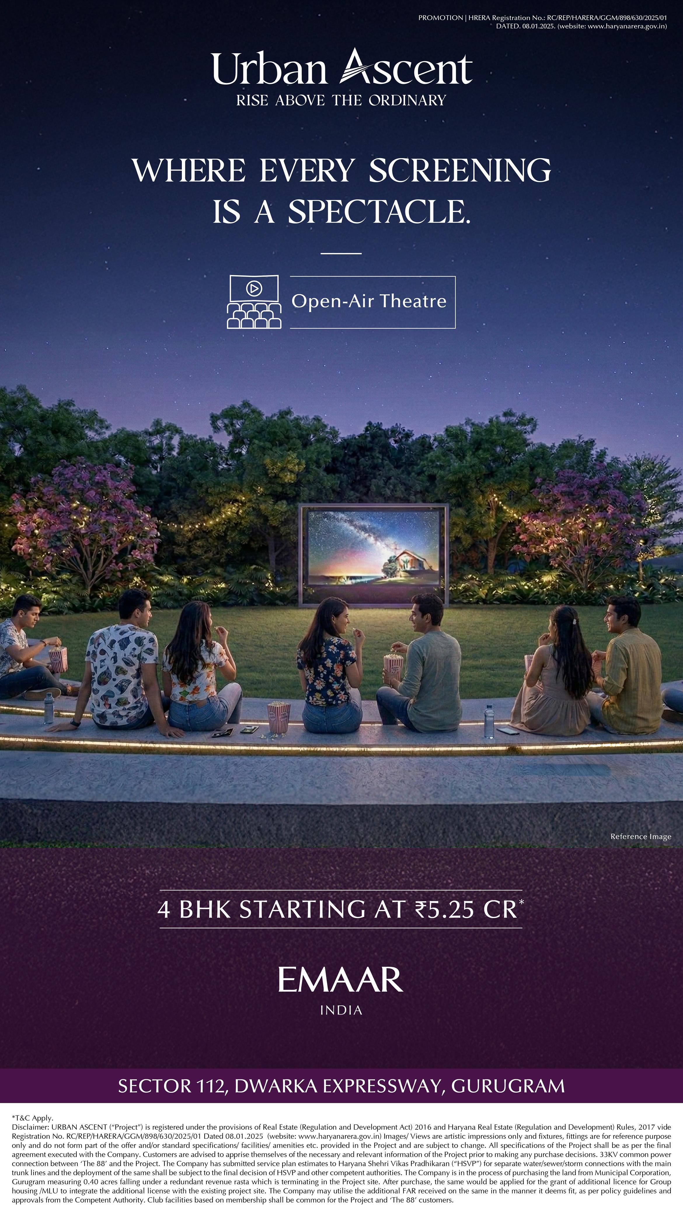 Experience Open-Air Luxury at Urban Ascent || Discover 4 BHK Starting at ₹5.25 Cr || Join Emaar at Dwarka Expressway Update