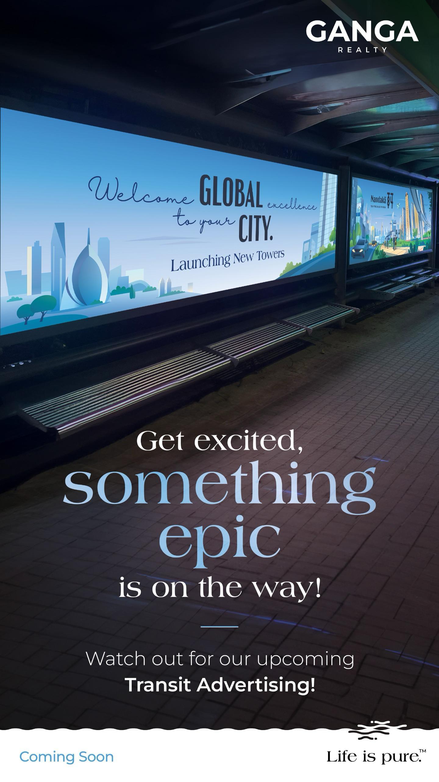 Discover Global Luxury at Ganga Realty's New Towers, Coming Soon! Update