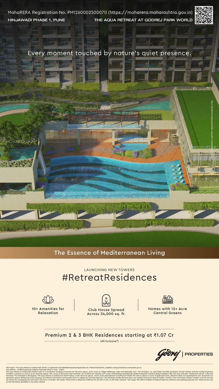 Retreat Residences, Hinjewadi: Premium 2 & 3 BHK Starting ₹1.07 Cr, Only 2 Days Left! Update