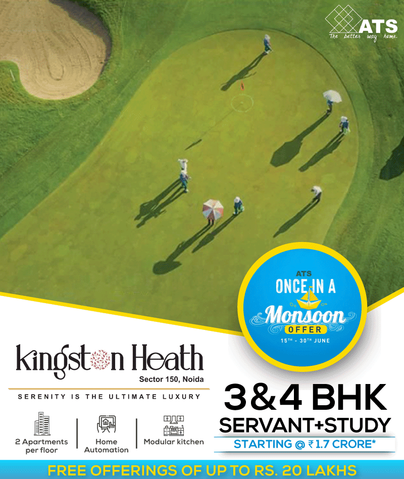 NCR's First wellness residences with modern amenities & facilities at ATS Kingston Heath in Sec150, Noida Update