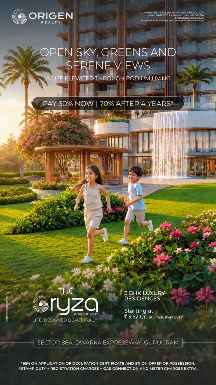 New Payment Plan for The Oryza by Origen Realty || Discover Luxury Living at The Oryza || Secure Your Dream Home at Sector 88A Now Update