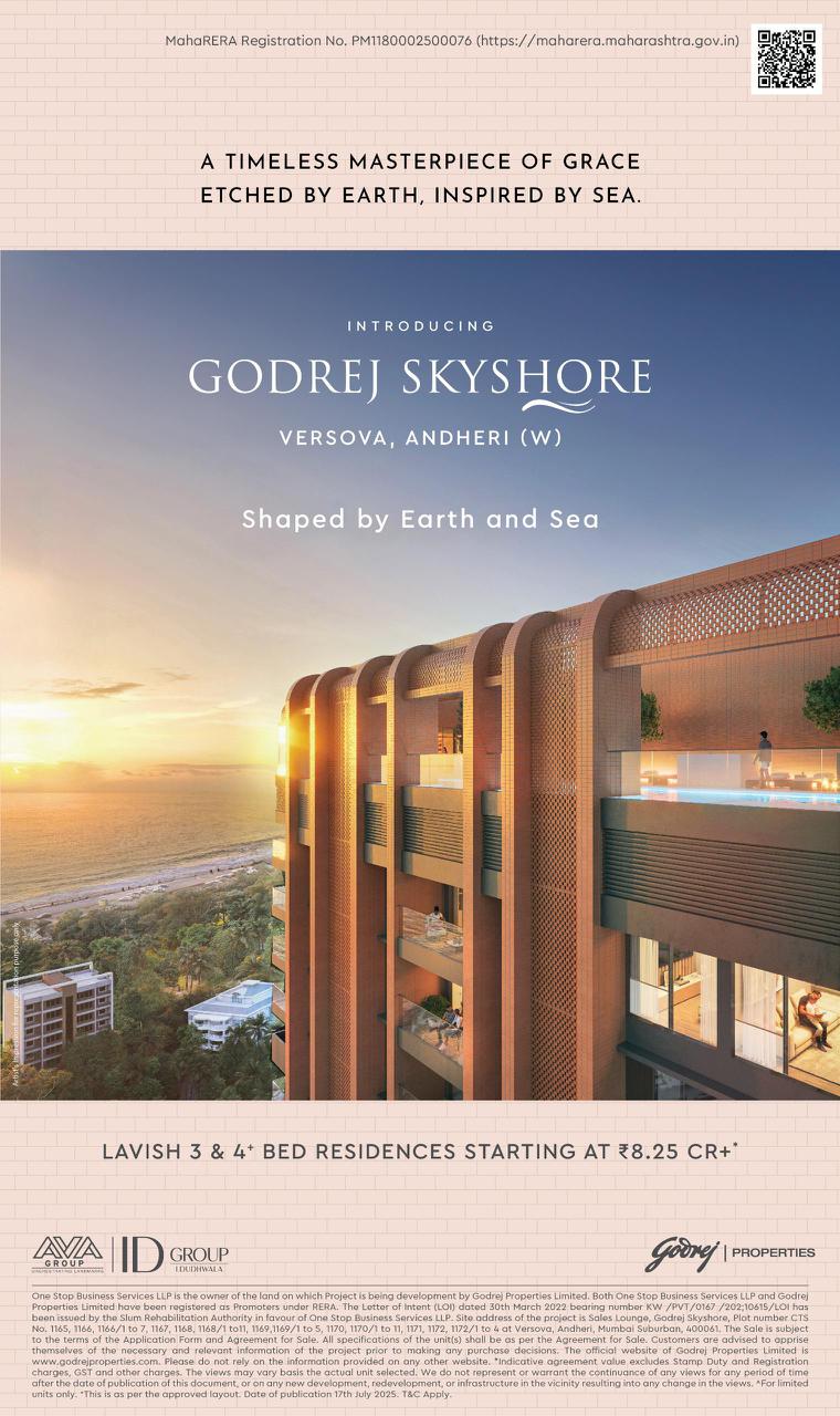 Discover Godrej Skyshore in Versova, Andheri - Luxury 3 & 4 BHK from ₹8.25 Cr Update