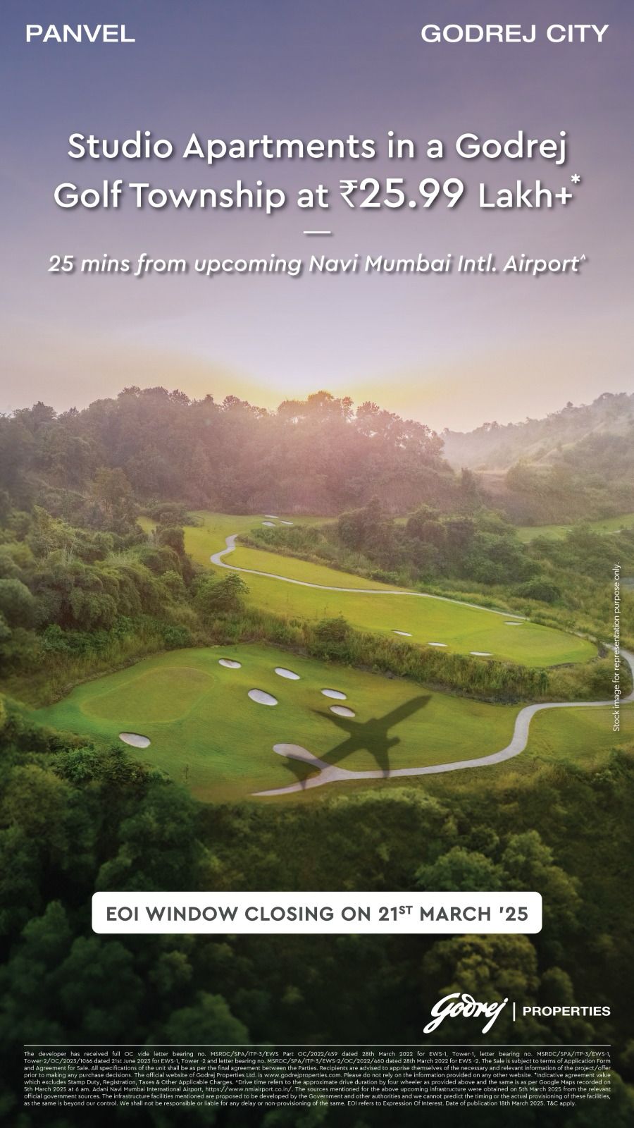 Discover Studio Apartments in Godrej Golf Township, Panvel at ₹25.99 Lakh Update