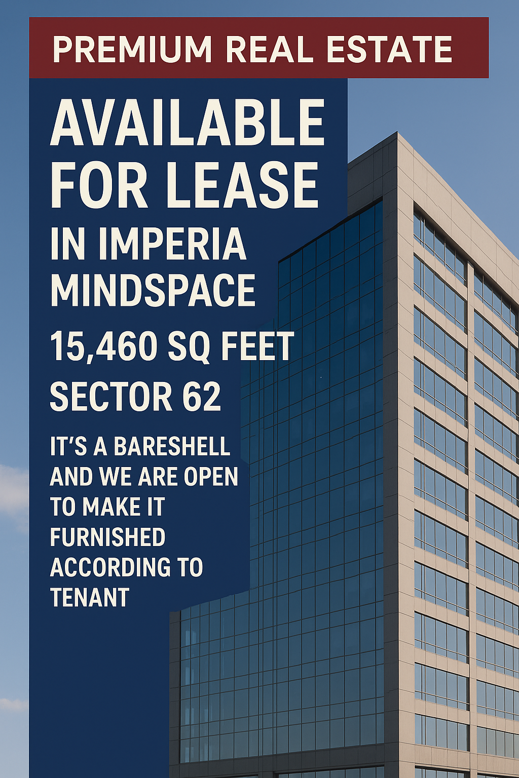Lease in Imperia Mindspace, 15,460 sq ft, Sector 62 Update