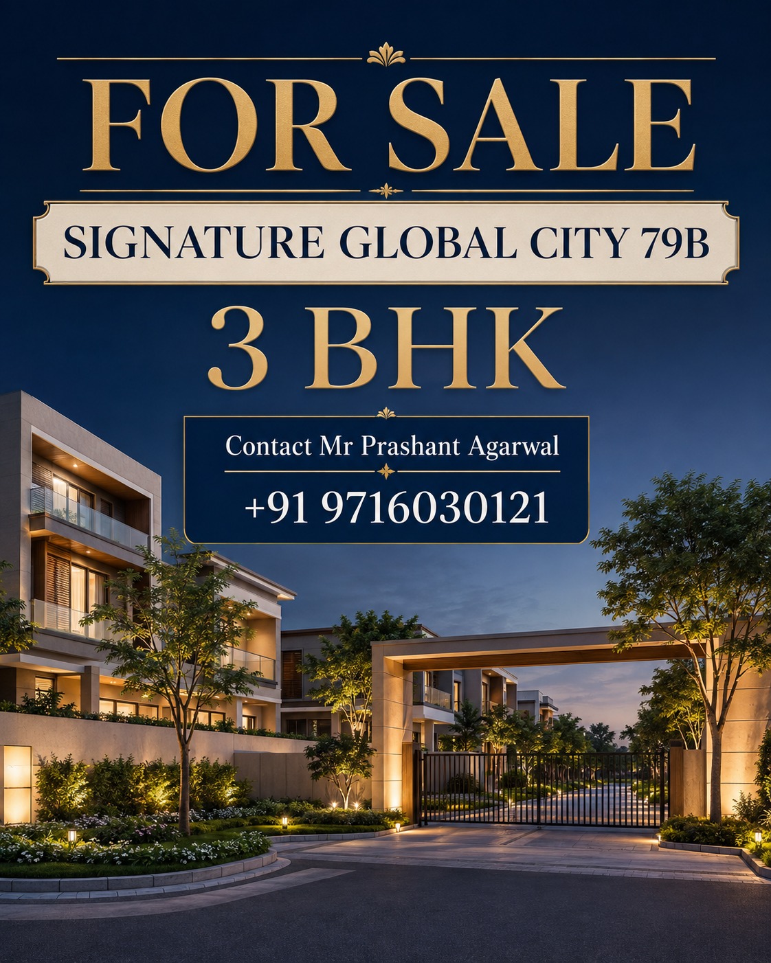 Explore Signature Global City 79B Now! || Your Dream 3 BHK Awaits || Contact Mr Prashant Agarwal Today Update