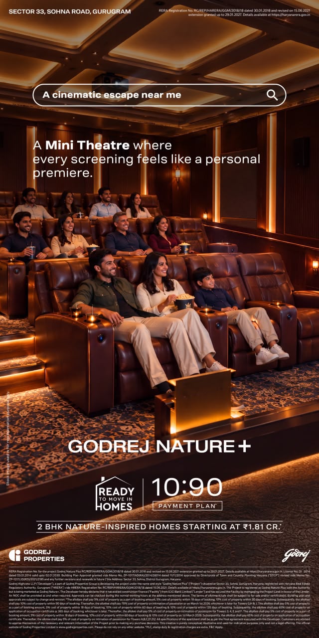 Experience a Cinematic Lifestyle at Godrej Nature+ || Discover Ready-to-Move 2 BHK Homes in Gurugram || Embrace Nature with Luxury Living Update