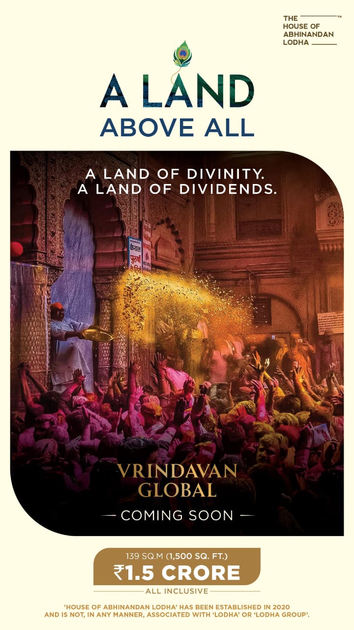 Discover Divinity at Vrindavan Global by House of Abhinandan Lodha, Starting at ₹1.5 Crore! Update