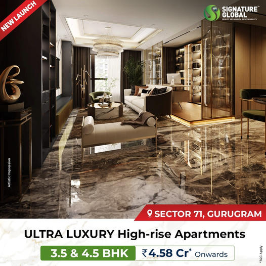Signature Global Introduces Opulent Living with New Ultra Luxury High-Rise Apartments in Sector 71, Gurugram Update