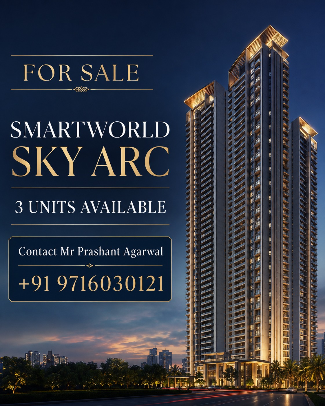 Limited Units for Sale at Smartworld Sky Arc || Secure Your Dream Home at Smartworld Sky Arc || Last 3 Units at Smartworld Sky Arc Update