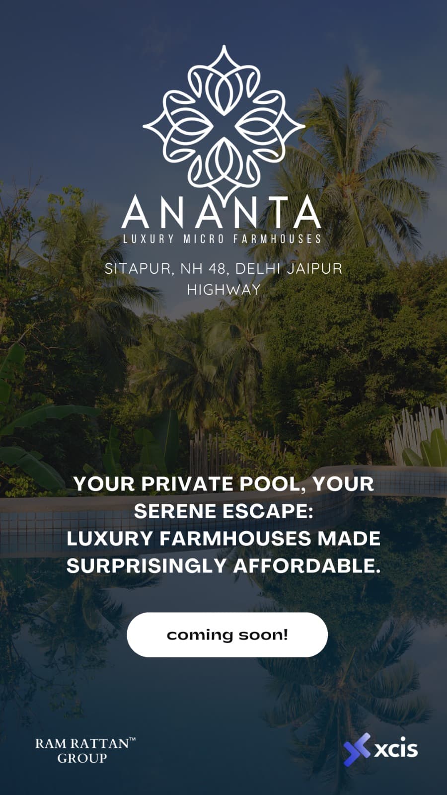 Discover Ananta Luxury Micro Farmhouses by Ram Rattan Group, Sitapur Delhi Jaipur Highway Update