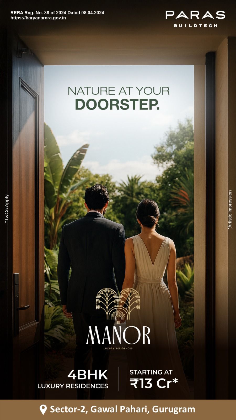 Experience Luxury Living at Paras Manor, Sector-2 Gawal Pahari, Gurugram from ₹13 Cr Update